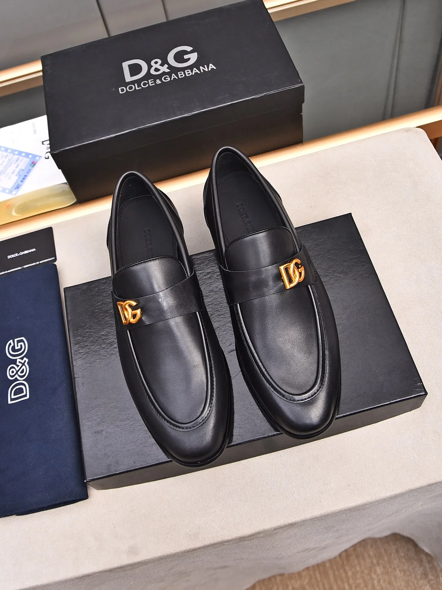 👍👍Men's shoes💰480 **Boutique recommendation**DG**The latest business formal leather shoes, official website synchronization, top version on the market, purely handmade. Fabric: imported calfskin with water-dyed cow lining 38, 39, 40, 41, 42, 43, 44 (customized at 45